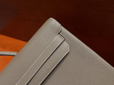 wholesale quality hermes kelly depeches 36 epsom etoupe ghw